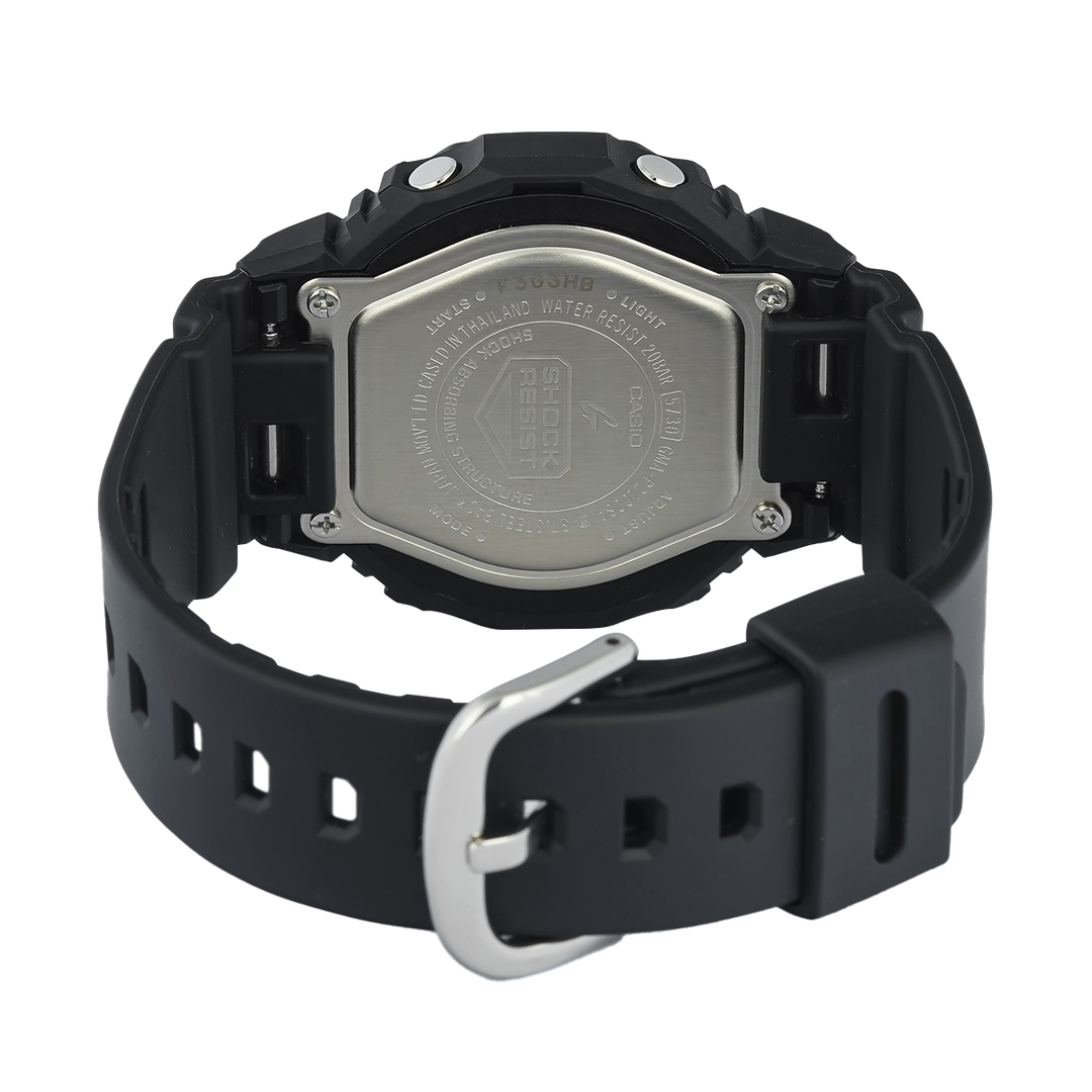 Jam Tangan Casio G-Shock GMA-P2100SA-1A2 Women CasiOak Black Digital Analog Dial Black Resin Band