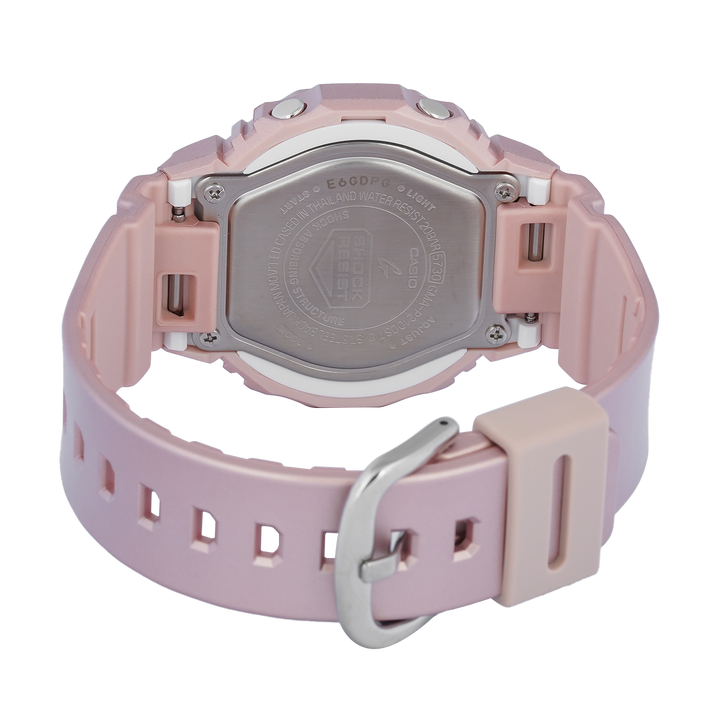 Jam Tangan Casio G-Shock GMA-P2100ST-4A Women Pink Digital Analog Dial Pink Resin Band