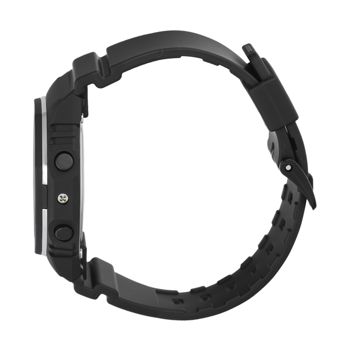 Jam Tangan Casio G-Shock GMA-P2110-1A Women Black Digital Analog Dial Black Resin Band