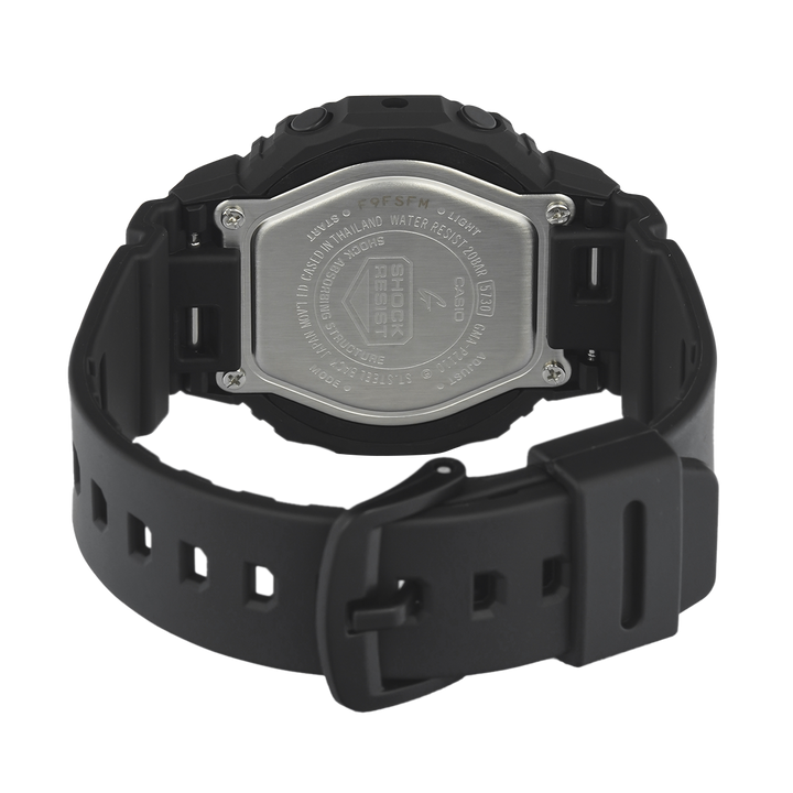 Jam Tangan Casio G-Shock GMA-P2110-1A Women Black Digital Analog Dial Black Resin Band