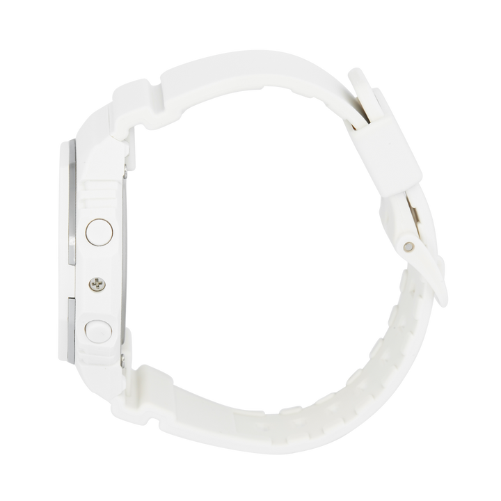 Jam Tangan Casio G-Shock GMA-P2110-7A Women White Digital Analog Dial White Resin Band