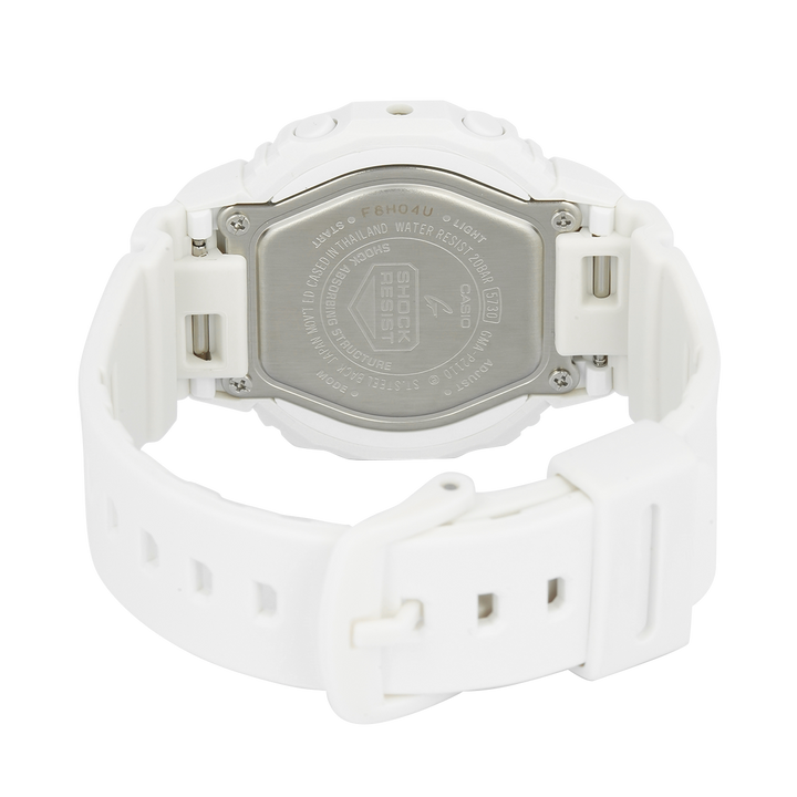 Jam Tangan Casio G-Shock GMA-P2110-7A Women White Digital Analog Dial White Resin Band