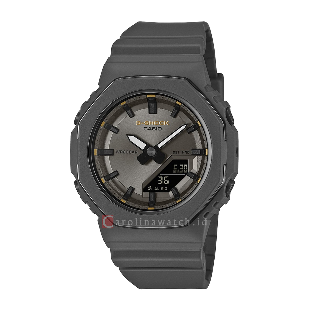 Jam Tangan Casio G-Shock GMA-P2126W-8A Women CasiOak Black Dial Black Resin Band