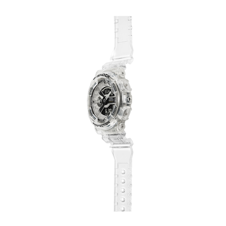 Jam Tangan Casio G-Shock GMA-S114RX-7A Women 40th Anniversary Clear Remix White Transparent Resin Band Limited Edition