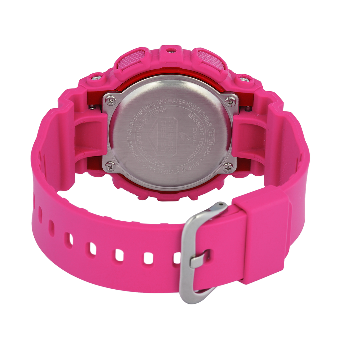 Jam Tangan CASIO G-SHOCK GMA-S140PP-4A Women Pink Dial Pink Resin Band