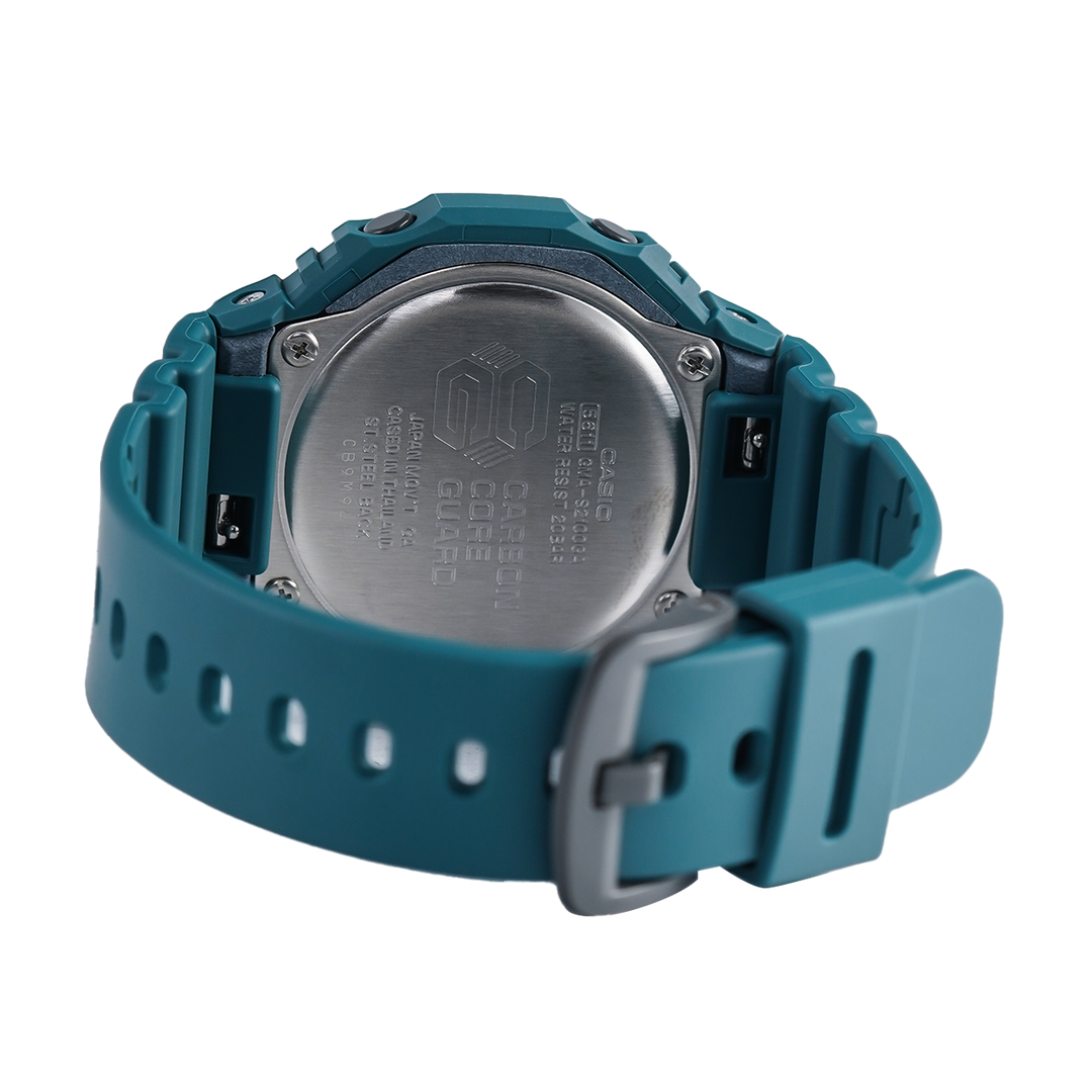 Jam Tangan CASIO G SHOCK GMA-S2100GA-3A Women Green Digital Analog Dial Green Resin Band