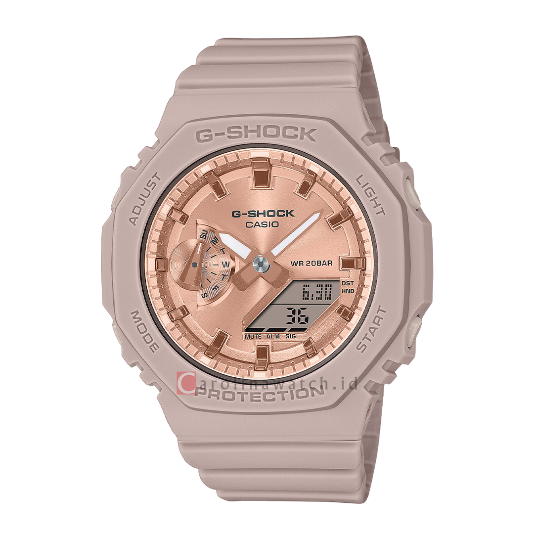 Jam Tangan Casio G Shock x ITZY GMA S2100MD 4A Women Rose Gold CasiOak Carolina Watch