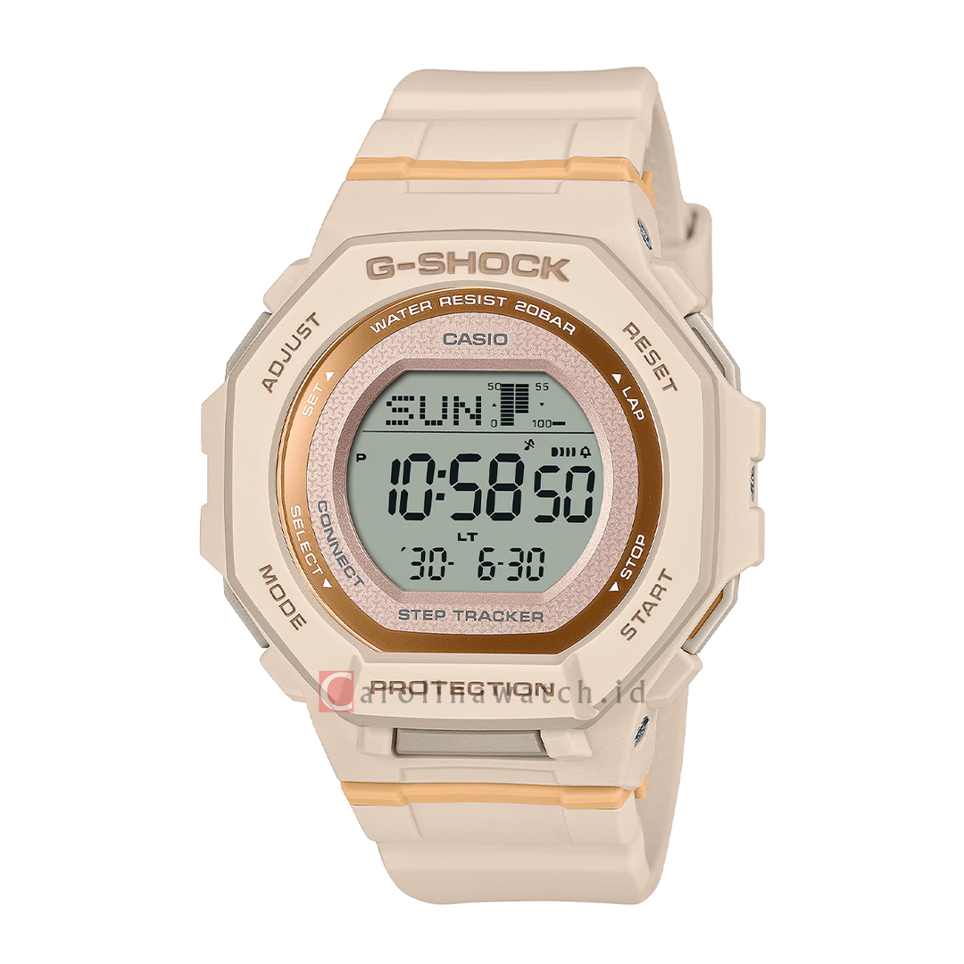 Jam Tangan CASIO G SHOCK G-Squad GMD-B300-4D Women Digital Dial Orange Resin Band