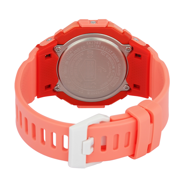 Jam Tangan CASIO G SHOCK G-Squad GMD-B300SC-4D Women Digital Dial Orange Resin Band