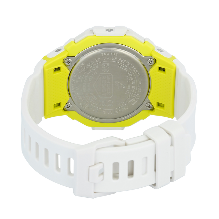 Jam Tangan CASIO G SHOCK G-Squad GMD-B300SC-7D Women Digital Dial White Resin Band