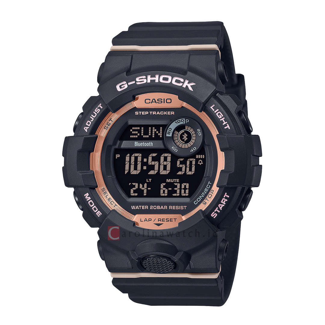 Jam Tangan Casio G-Shock GMD-B800-1D G-Squad Men Digital Dial Black Resin Band