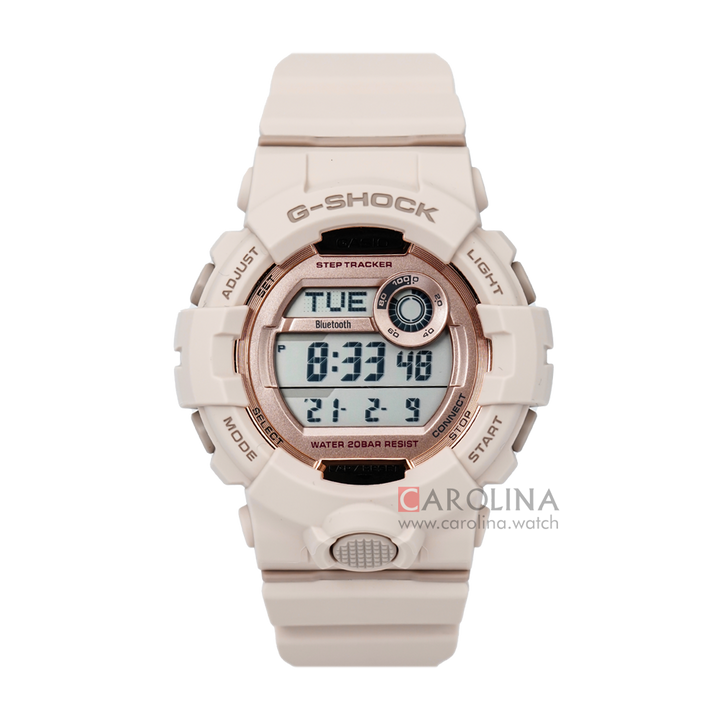 Jam Tangan Casio G-Shock GMD-B800-4D Digital Dial Pink Resin Band