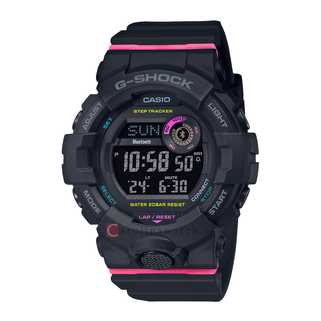 Jam Tangan CASIO G SHOCK G-Squad GMD-B800SC-1D Men Digital Dial Black Resin Band