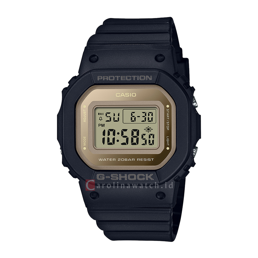 Jam Tangan Casio G SHOCK GMD-S5600-1D Women Digital Dial Black Resin Band