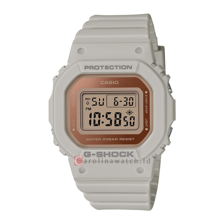 Jam Tangan Casio G-Shock x ITZY GMD-S5600-8D Women Digital Dial White Resin Band