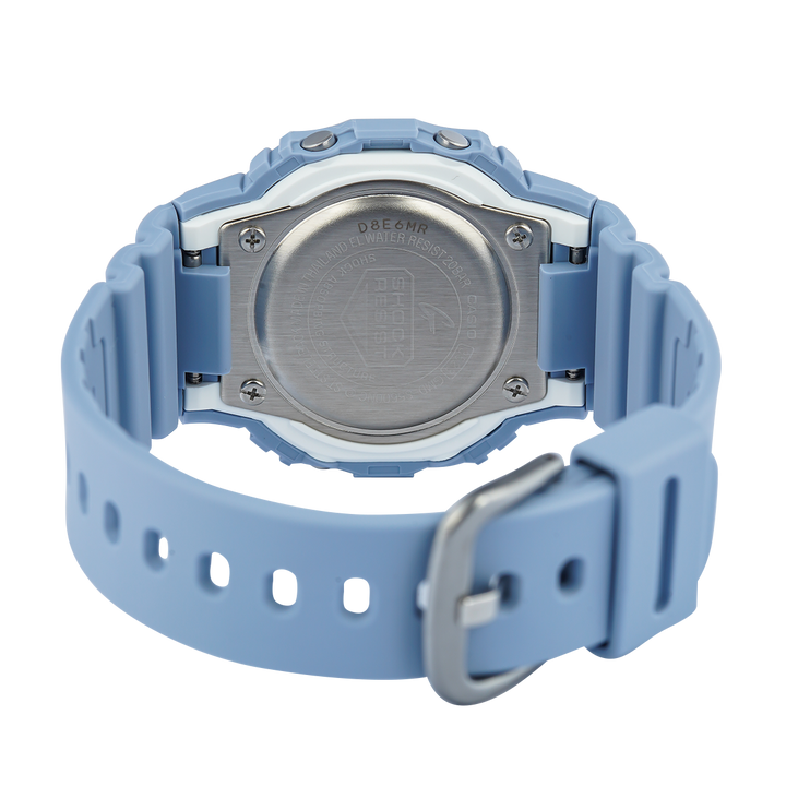 Jam Tangan Casio G-Shock GMD-S5600NC-2D Women Digital Dial Light Blue Resin Band