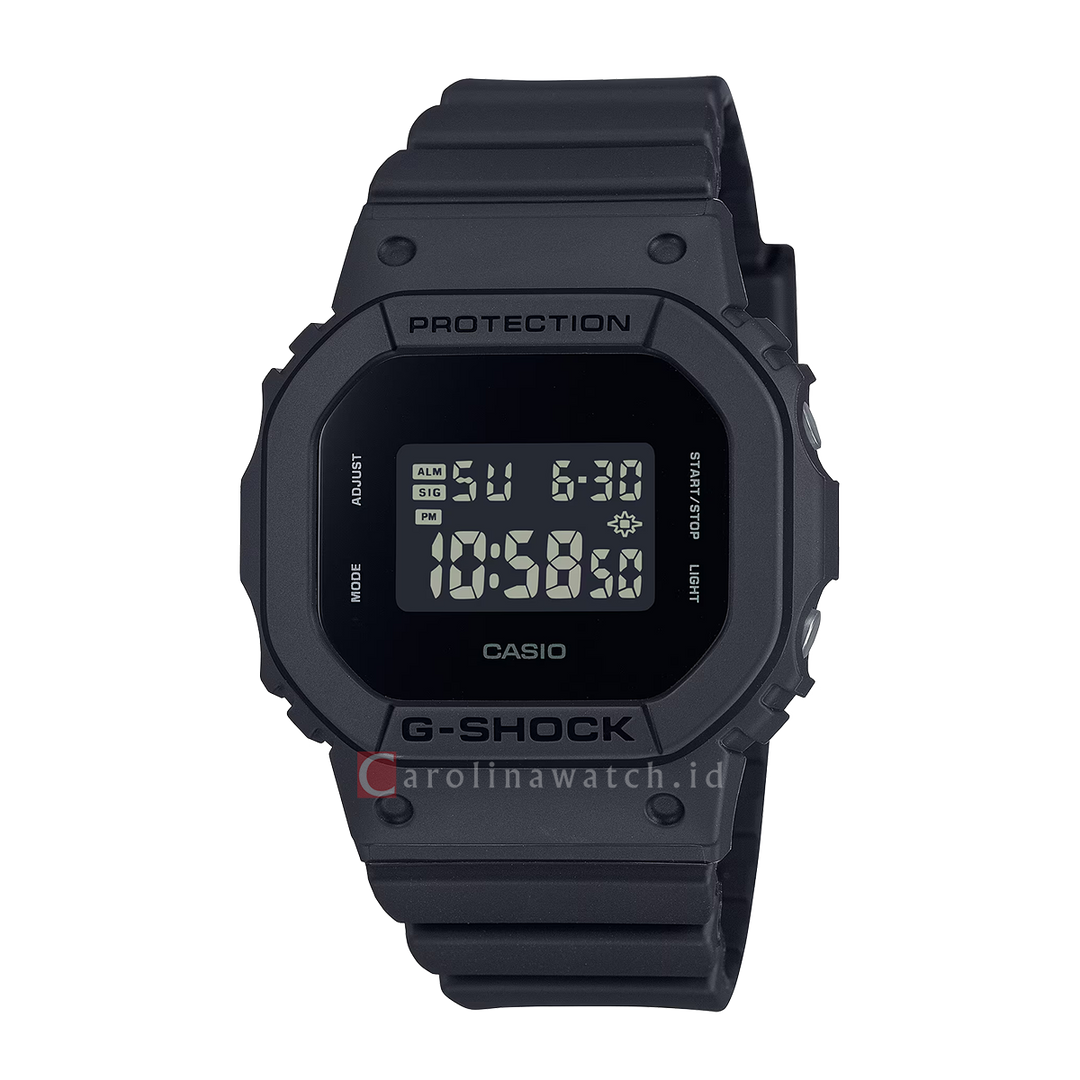 Jam Tangan Casio G SHOCK GMD-S5610BB-1D Men Digital Dial Black Resin Band