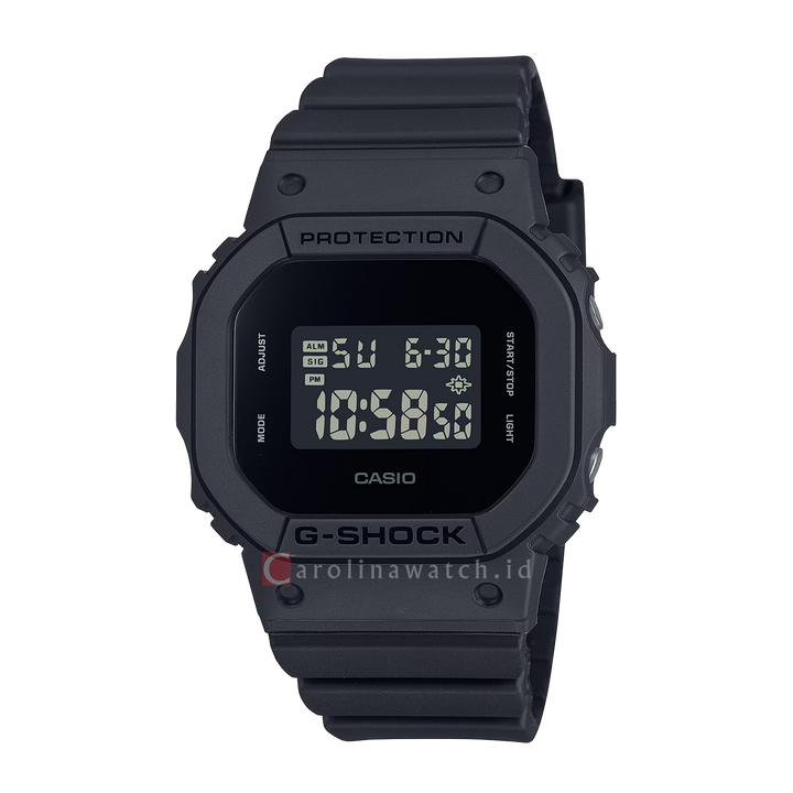 Jam Tangan Casio G SHOCK GMD-S5610BB-1D Women Digital Dial Black Resin Band