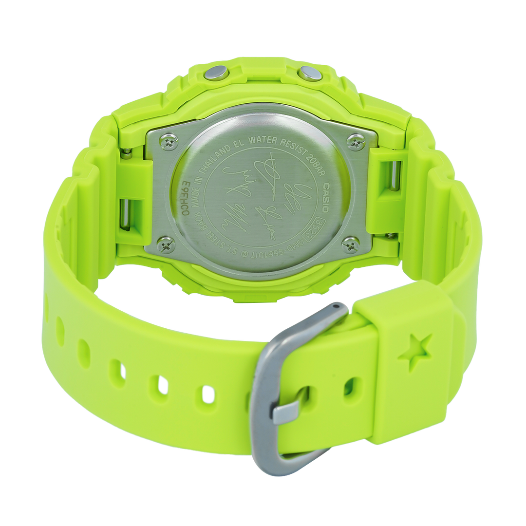 Jam Tangan Casio G SHOCK GMD-S5610IT-3D ITZY Collaboration Models Women Digital Dial Green Resin Band