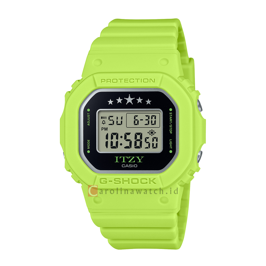 Jam Tangan Casio G SHOCK GMD-S5610IT-3D ITZY Collaboration Models Women Digital Dial Green Resin Band