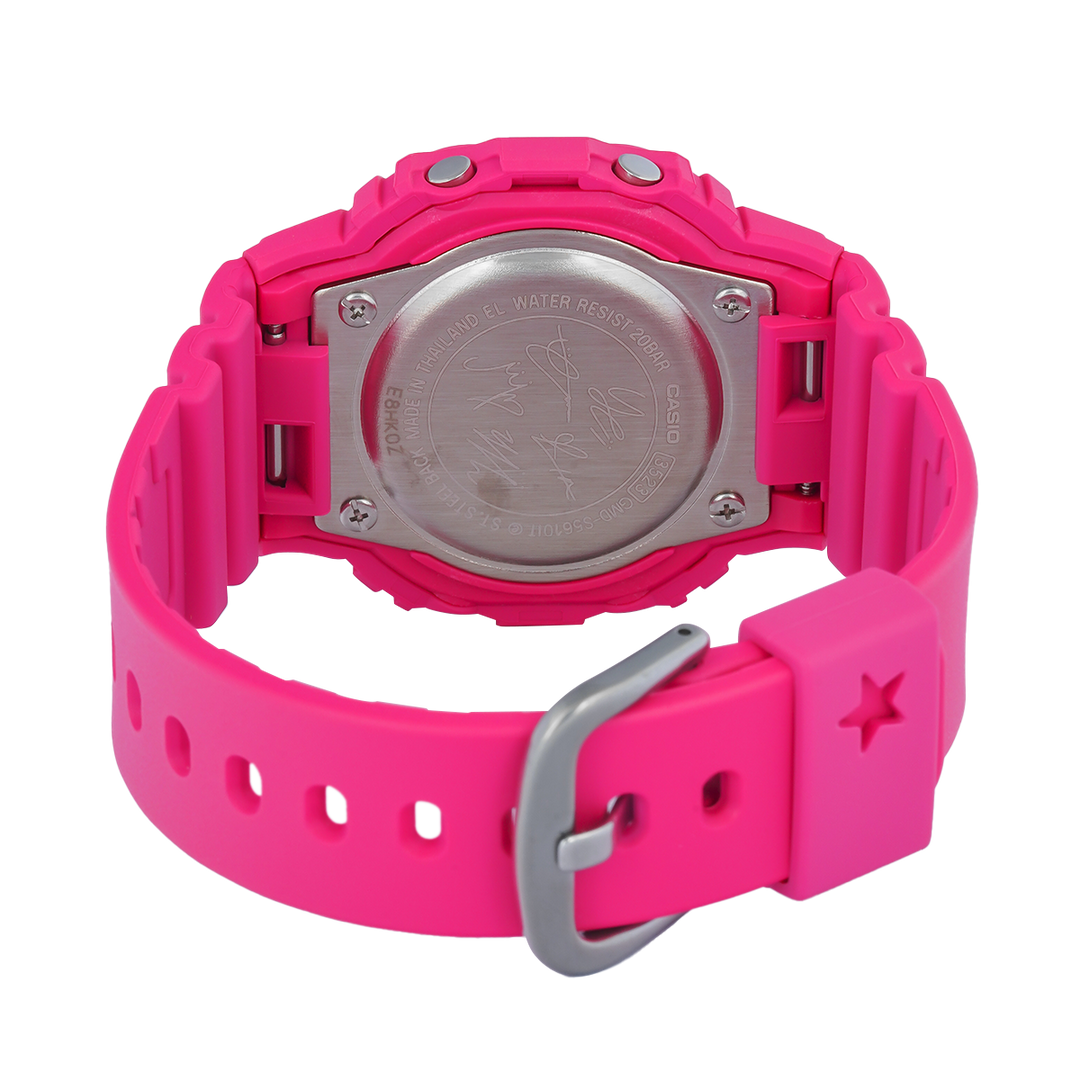 Jam Tangan Casio G SHOCK GMD-S5610IT-4A ITZY Collaboration Models Women Digital Dial Pink Resin Band