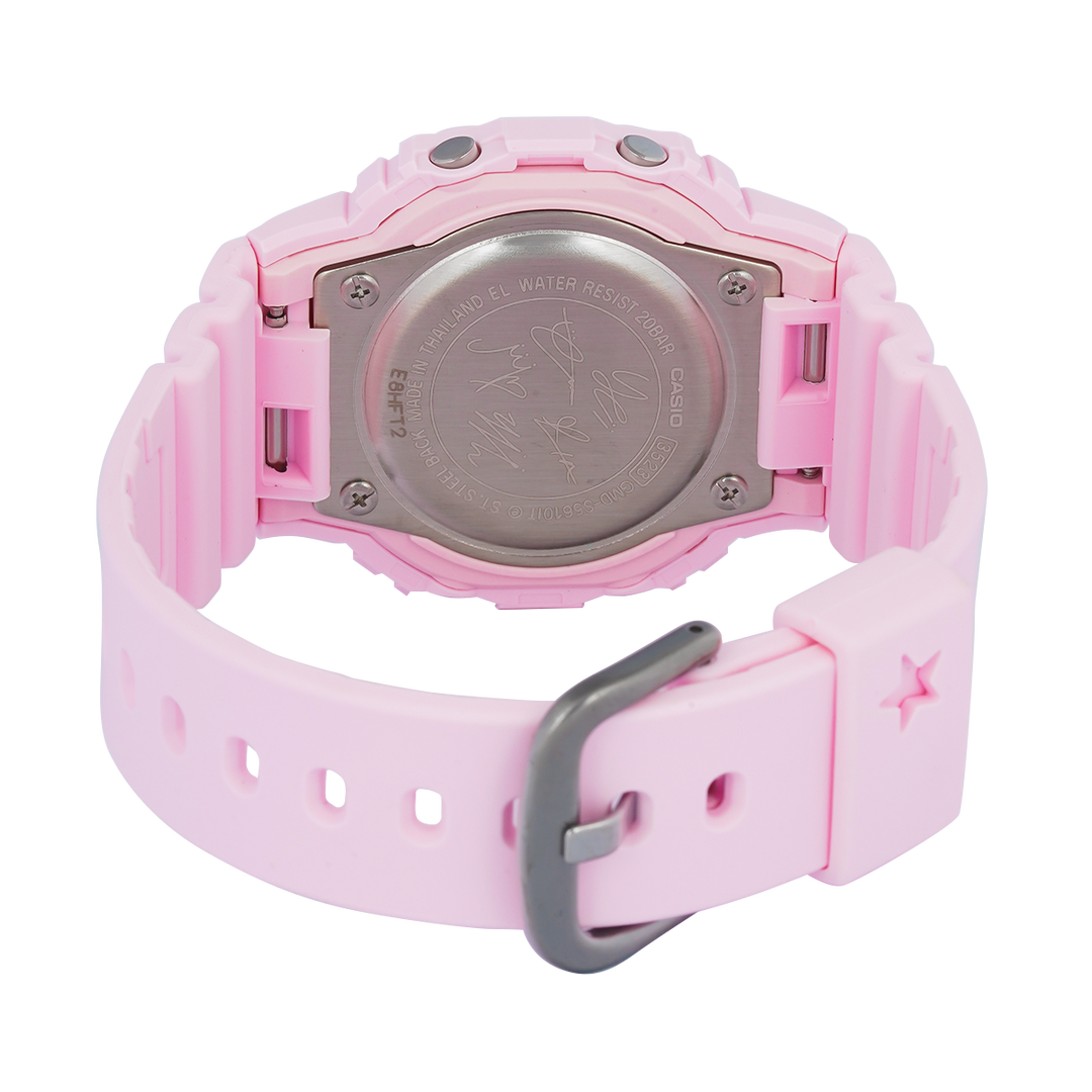 Jam Tangan Casio G SHOCK GMD-S5610IT-4B ITZY Collaboration Models Women Digital Dial Light Pink Resin Band