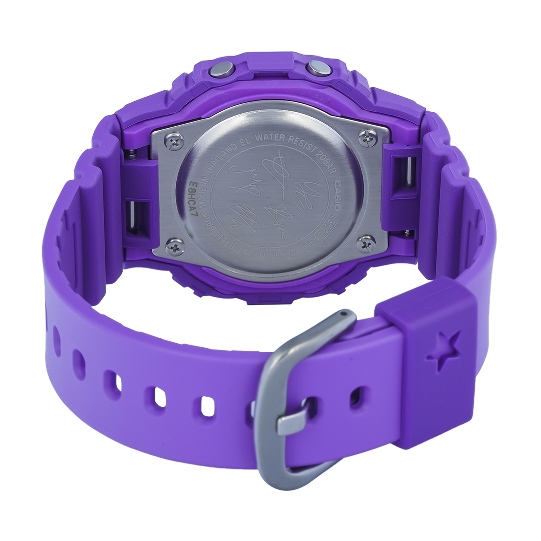 Jam Tangan Casio G SHOCK GMD-S5610IT-6D ITZY Collaboration Models Women Digital Dial Purple Resin Band