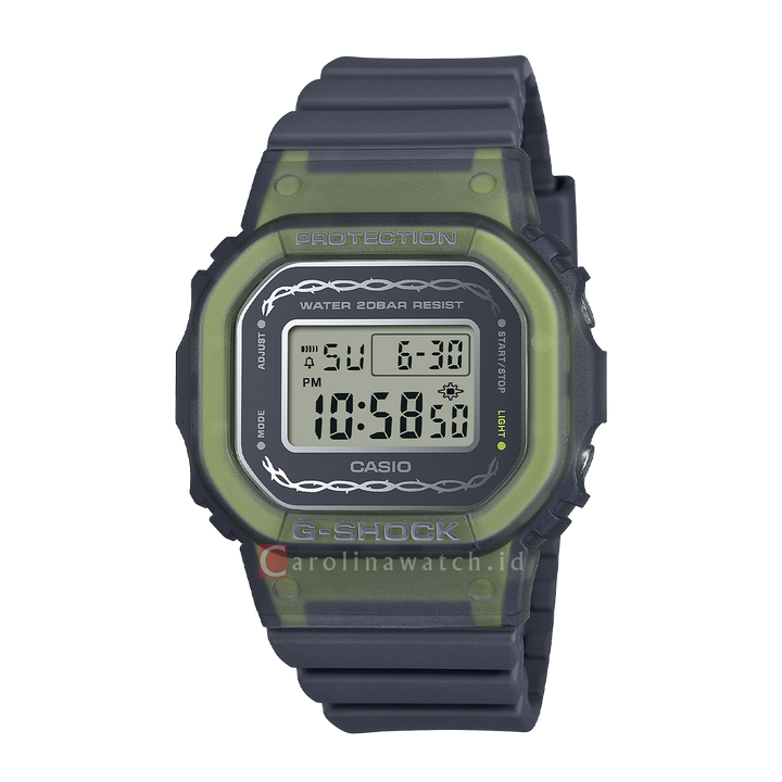 Jam Tangan Casio G SHOCK GMD-S5610RS-8D Seasonal Collection 2024 Women Digital Dial Black Resin Band