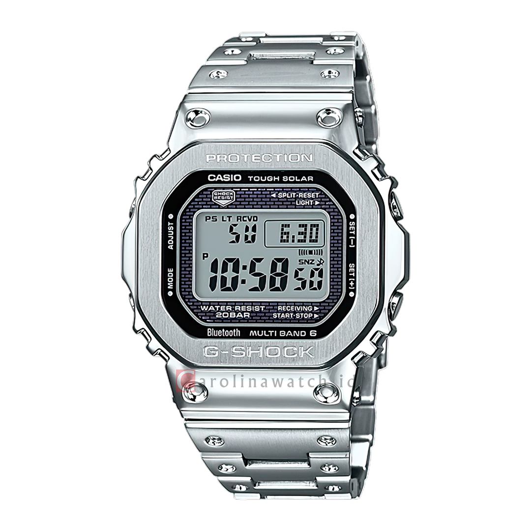 Jam Tangan CASIO G SHOCK GMW-B5000D-1D Men Digital Dial Stainless Steel Band