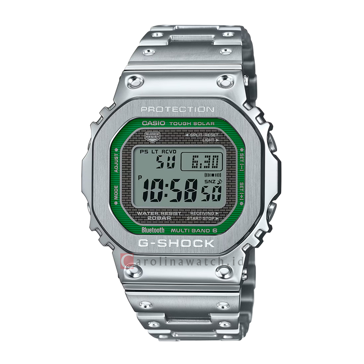 Jam Tangan CASIO G SHOCK GMW-B5000D-3D Men Digital Dial Stainless Steel Band