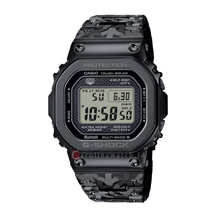 Jam Tangan Casio G SHOCK × ERIC HAZE GMW-B5000EH-1D 40th Anniversary Men Digital Dial Black Resin Band