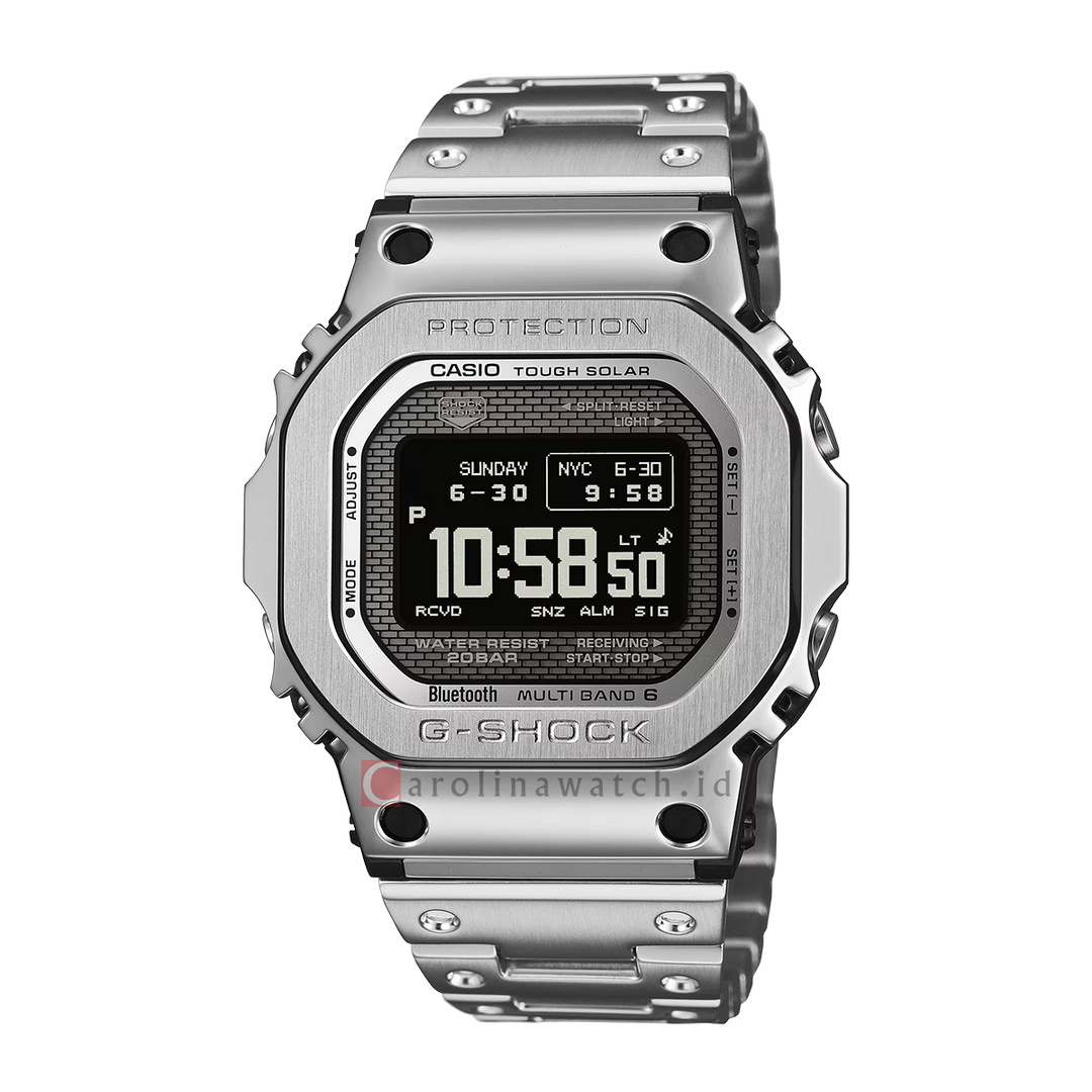 Jam Tangan CASIO G-SHOCK FULL METAL GMW-BZ5000D-1D Men Digital Dial Stainless Steel Band