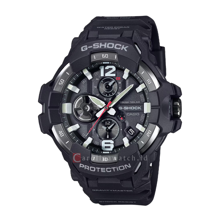 Jam Tangan Casio G-Shock Master of G-Air Gravitymaster GR-B300-1A Men Black Dial Black Resin Band