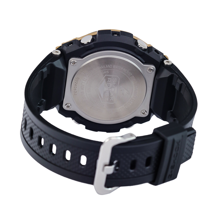 Jam Tangan CASIO G SHOCK GST-S100G-1A Men Black Digital Analog Dial Black Resin Band