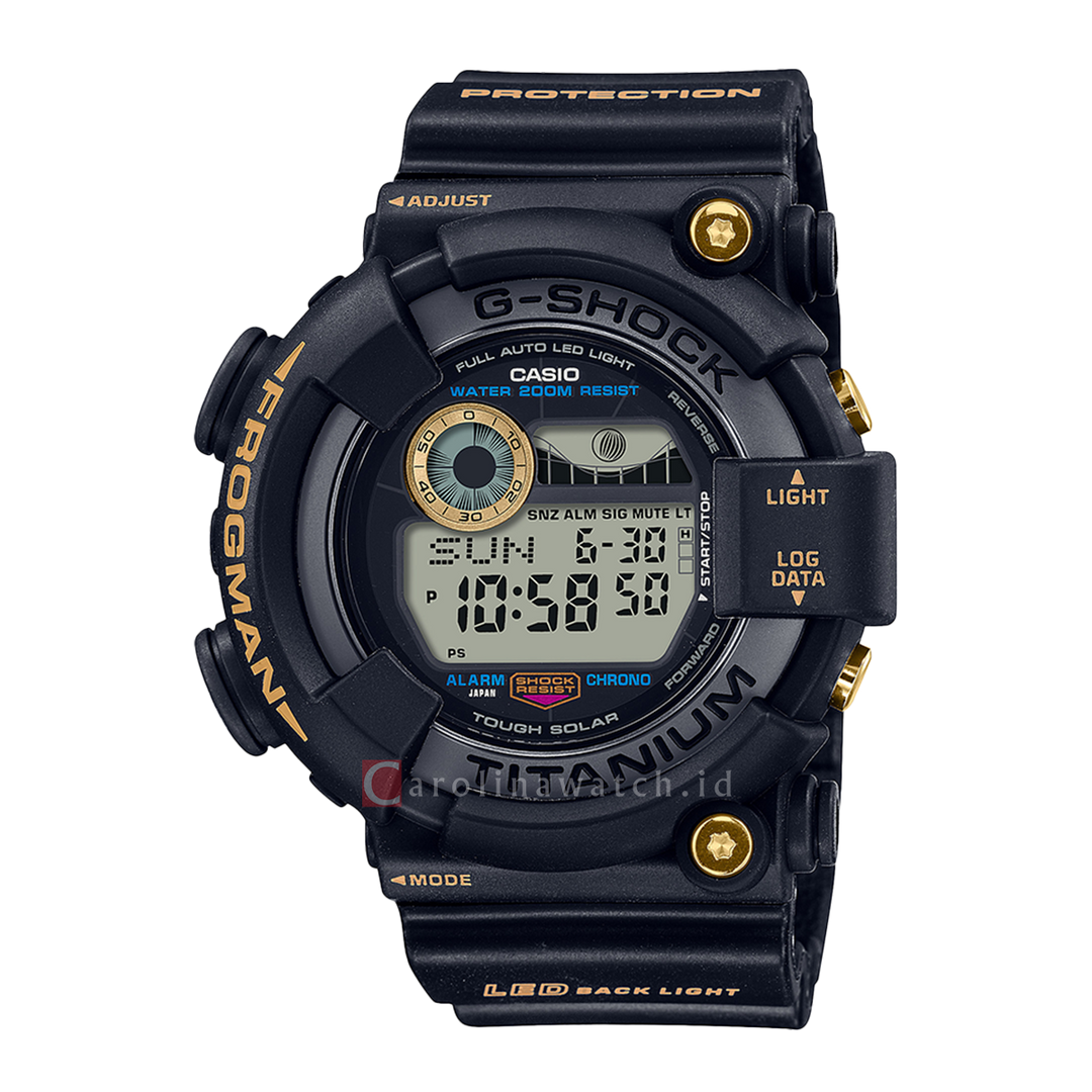 Jam Tangan CASIO G SHOCK FROGMAN GW-8230B-9A Men Digital Dial Black Resin Band