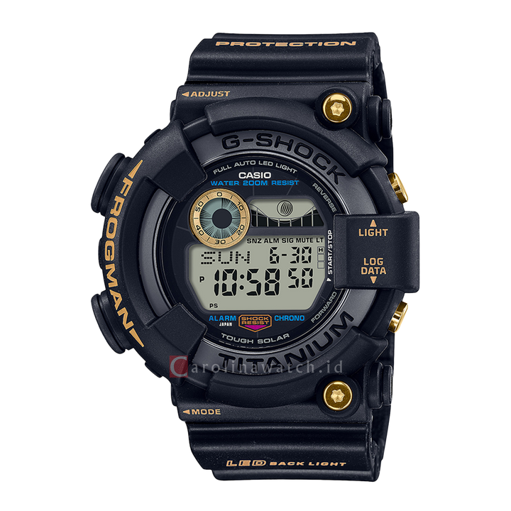 Jam Tangan CASIO G SHOCK FROGMAN GW-8230B-9A Men Digital Dial Black Resin Band