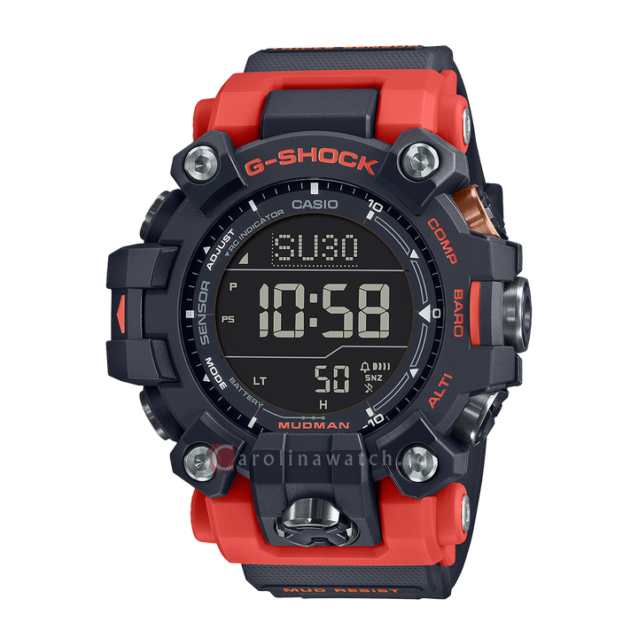 Jam Tangan Casio G-Shock Mudman GW-9500-1A4 Men Master Of G-Land Mudman Digital Dial Black Resin Band