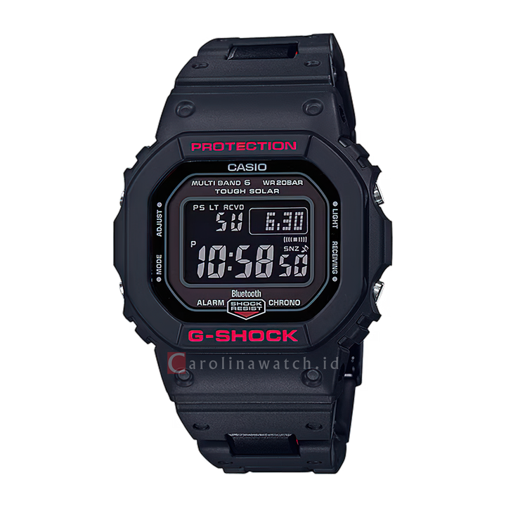 Jam Tangan Casio G-Shock GW-B5600HR-1D Men Digital Dial Black Resin Band