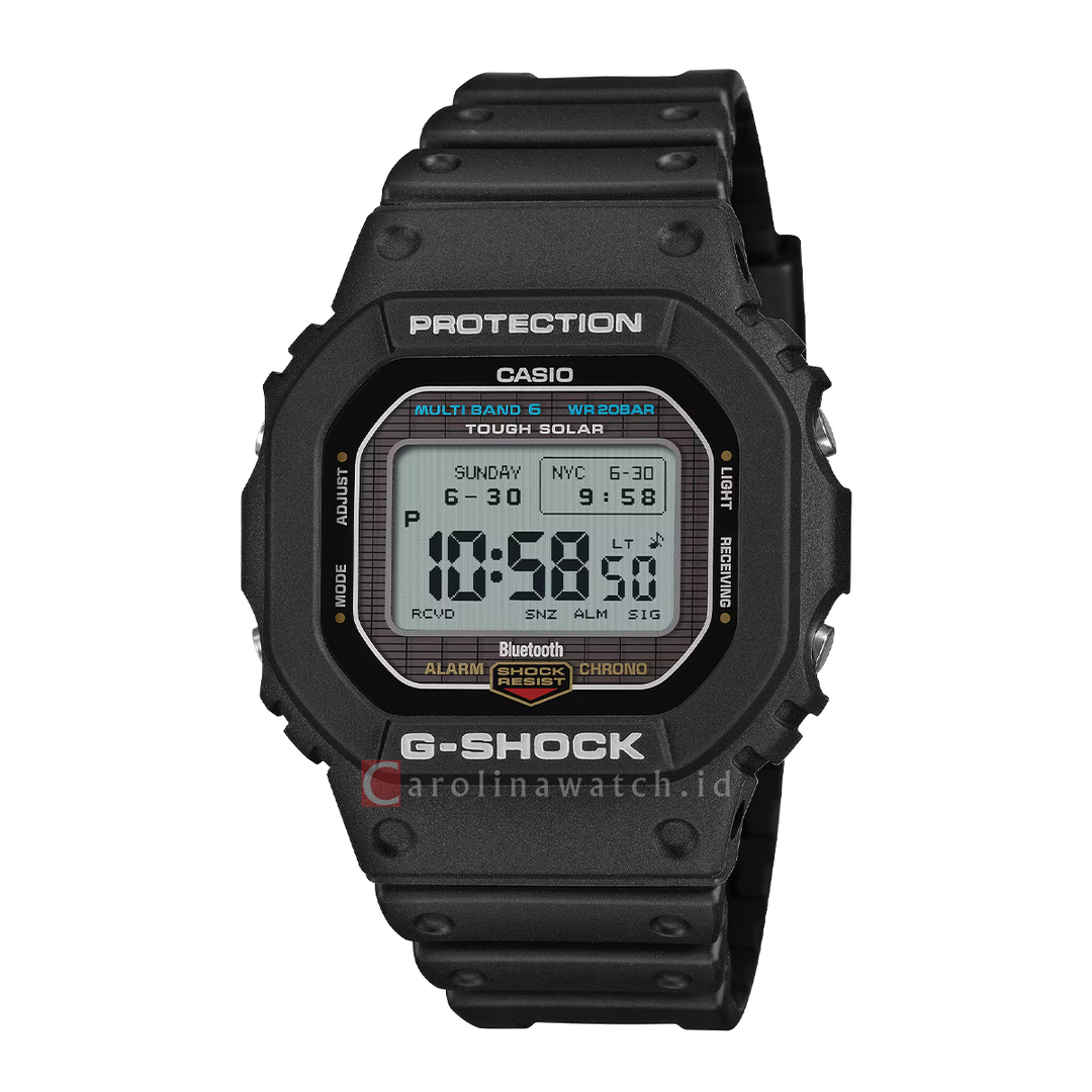 Jam Tangan CASIO G SHOCK GW-BX5600-1D Tough Solar Men Digital Dial Black Resin Band