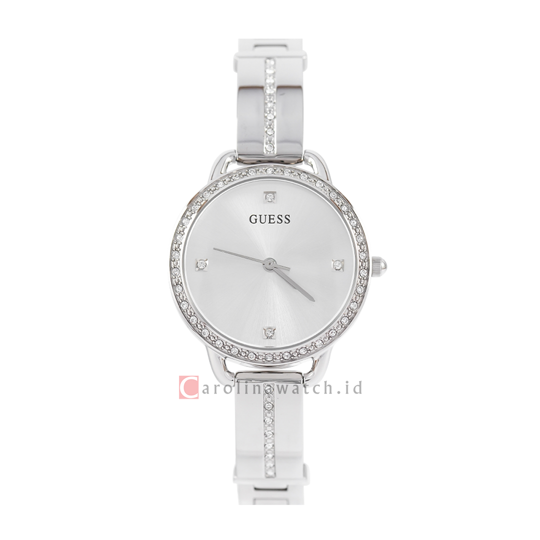 Jam Tangan GUESS GW0022L1 Women Grey Dial Grey Stainless Steel Strap