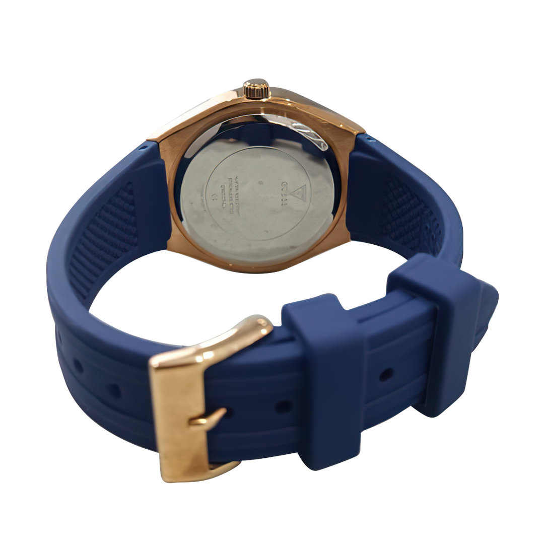 Jam Tangan GUESS GW0034L4 Women Blue Dial Blue Rubber Strap