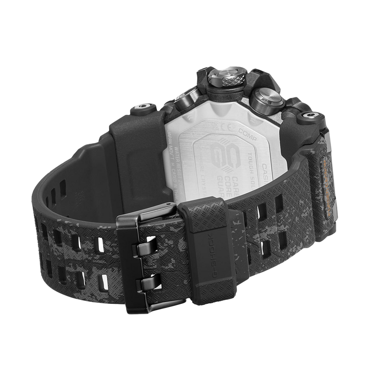 Jam Tangan Casio G-Shock Mudmaster GWG-2000CR-1A Men Master Of G-Land Mudmaster Cracked Pattern Camouflage Black Resin Band