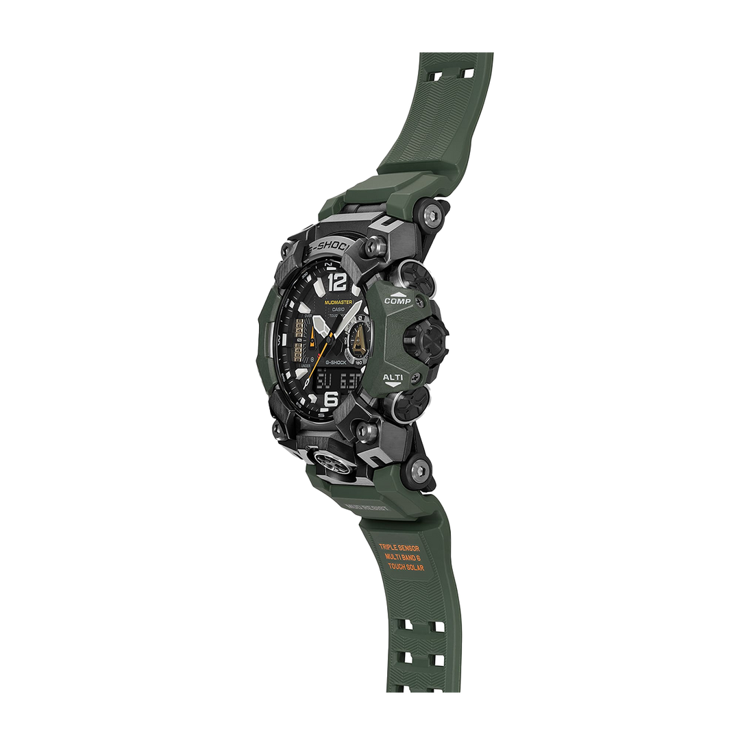 Jam Tangan Casio G-Shock Mudmaster GWG-B1000-3A Men Master Of G-Land Mudmaster Olive Green Resin Band