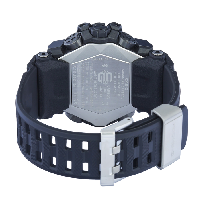 Jam Tangan Casio G-Shock Mudmaster GWG-B1000EC-1A Men Digital Analog Dial Black Resin Band