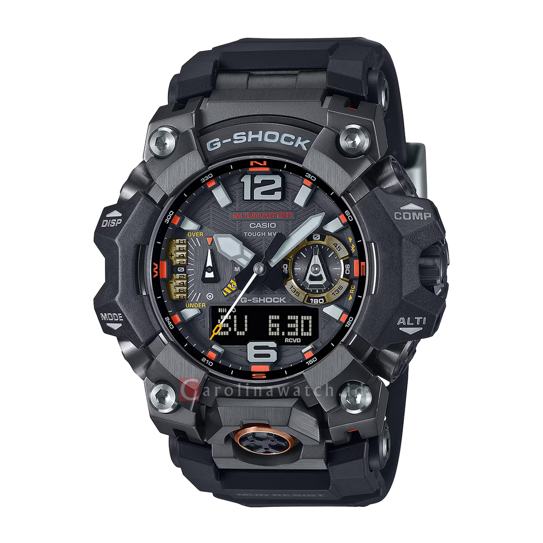 Jam Tangan Casio G-Shock Mudmaster GWG-B1000EC-1A Men Digital Analog Dial Black Resin Band