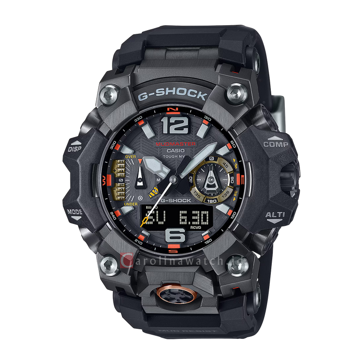Jam Tangan Casio G-Shock Mudmaster GWG-B1000EC-1A Men Digital Analog Dial Black Resin Band