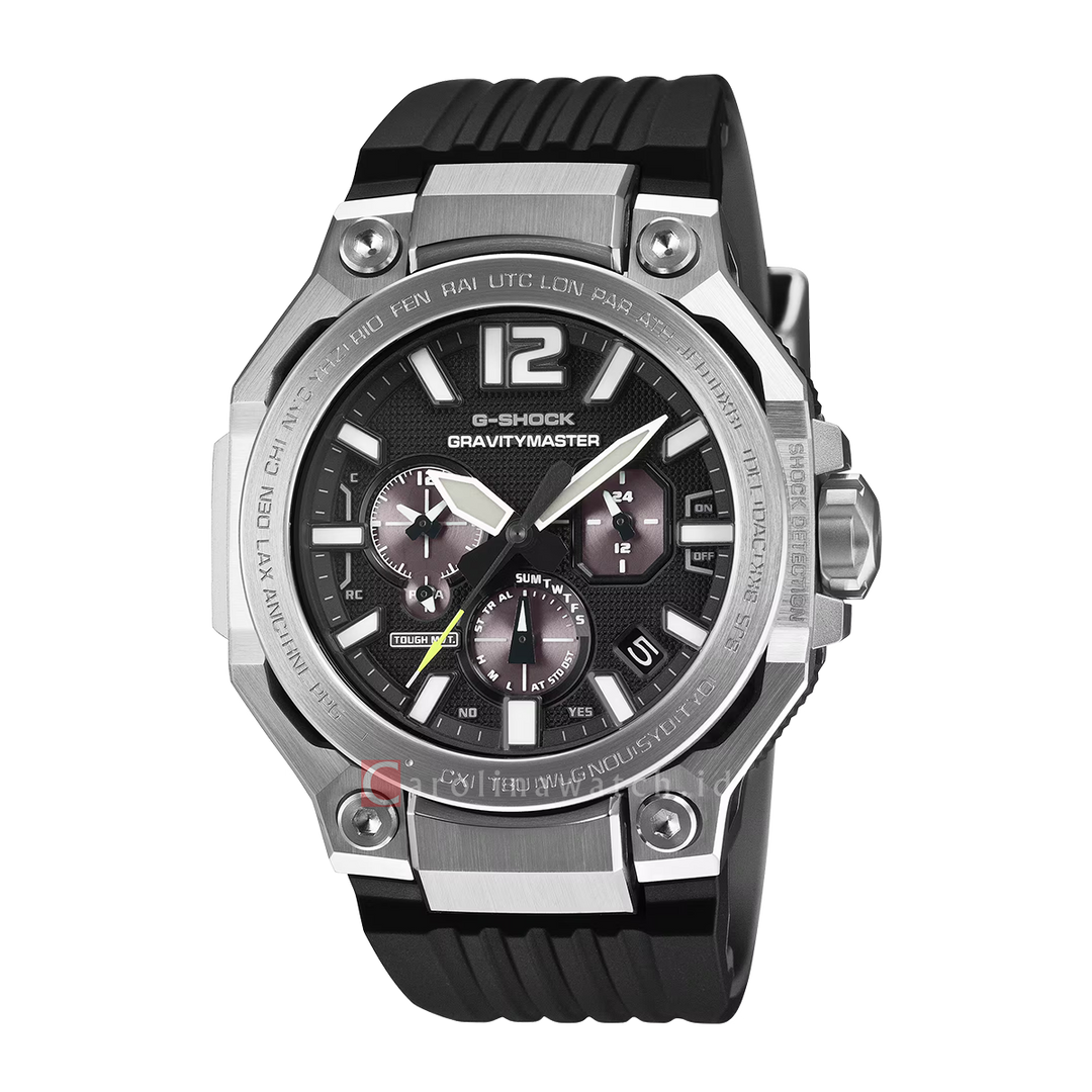 Jam Tangan Casio G-Shock Gravitymaster GWR-B3000-1A Master Of G-Air Black Dial Black Resin Band