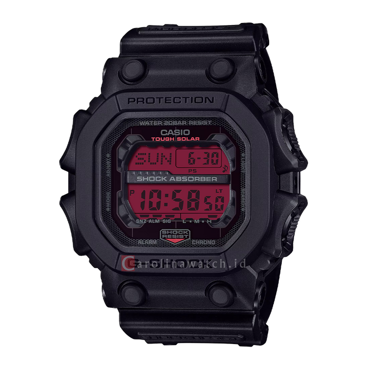 Jam Tangan CASIO G SHOCK GX-56BBR-1D Men Digital Dial Black Resin Band
