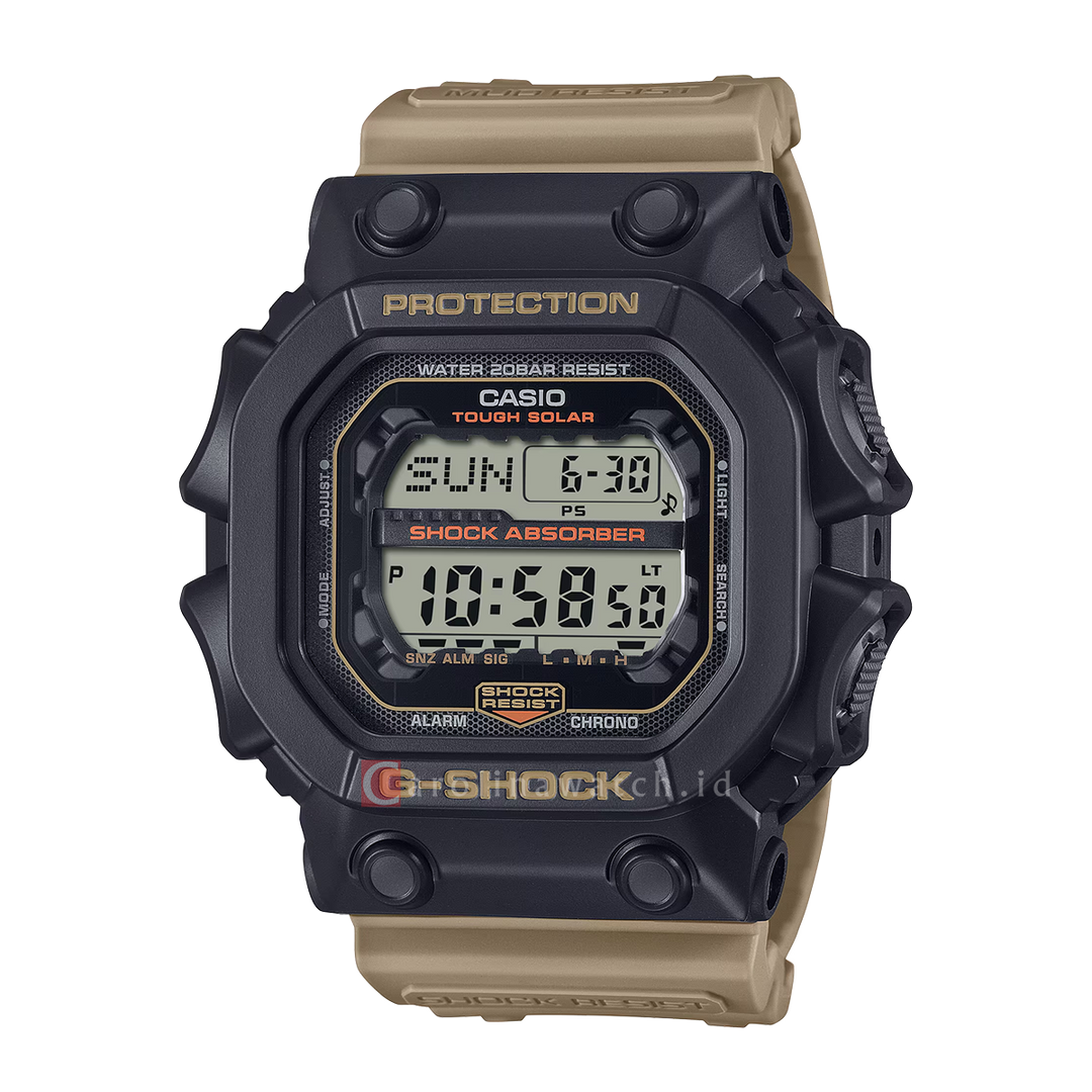 Jam Tangan CASIO G SHOCK GX-56TU-1A5 Men Digital Dial Brown Resin Band