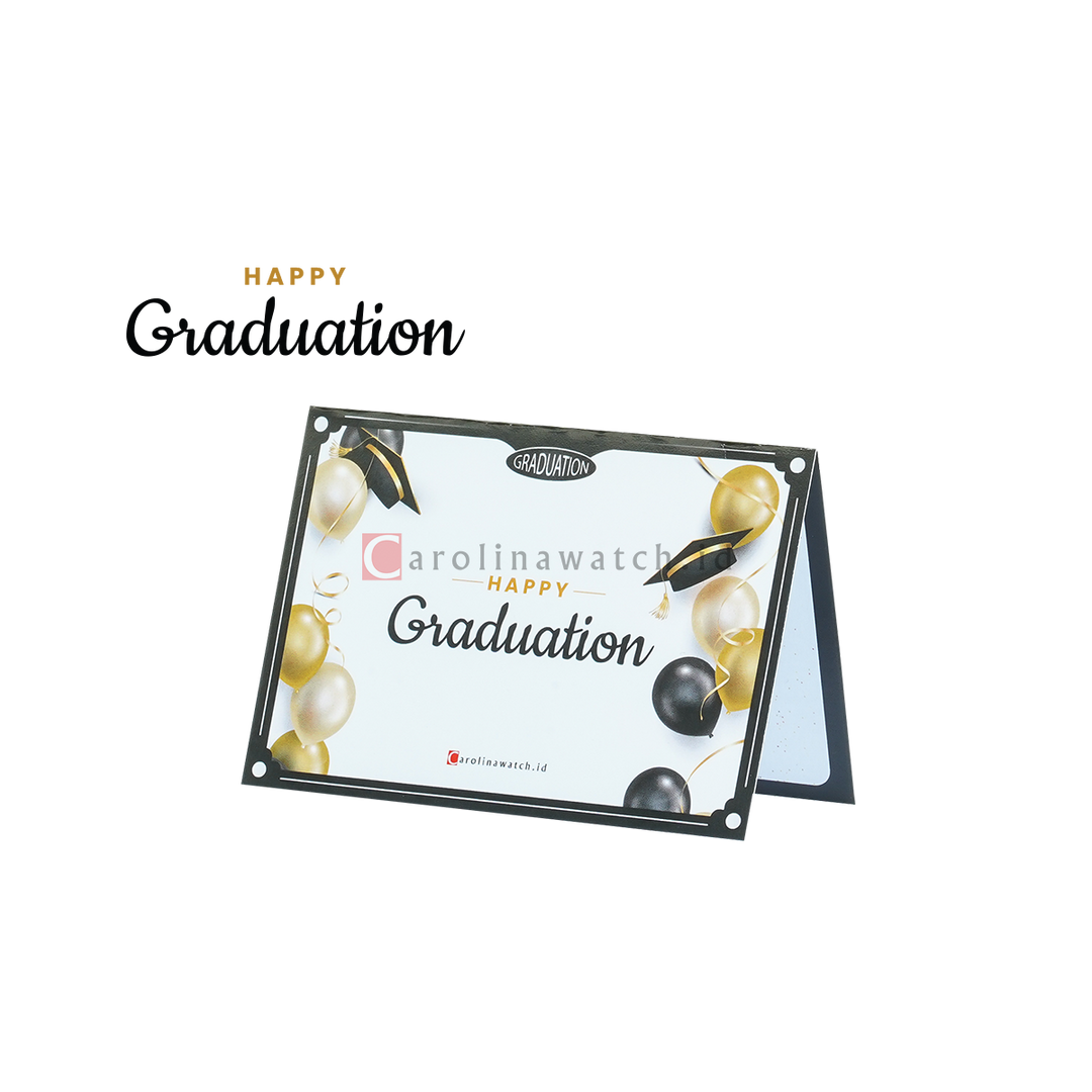 Kartu Ucapan / Greeting Card CAROLINAWATCH.ID (Happy Graduation)